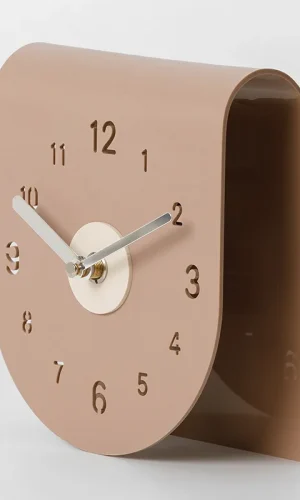 3D Arch Modern Design Novelty Designer Desk Clock