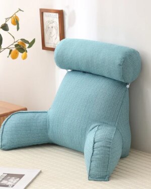 Backrest Pillow Linen Removable Cover — Ergonomic, 75x40x40cm