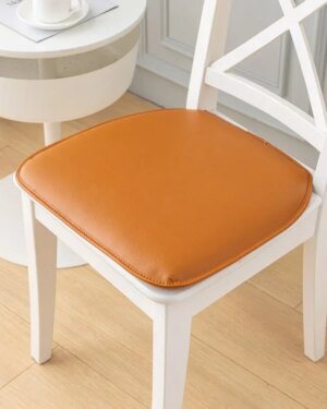 Chair Pads Seat Cushions PU Leather — Stylish Colours