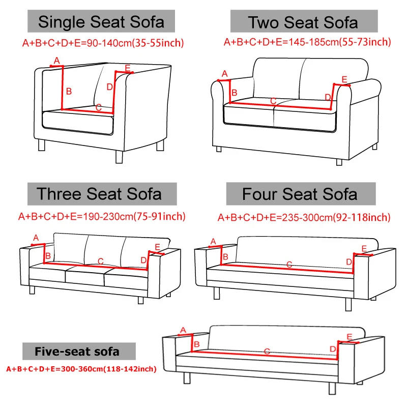 1/2/3/4 Seater & L Shape Sofa Cover — Jungle Leopard Patterns 1/2/3/4/5 Seater & L Shape Sofa Cover