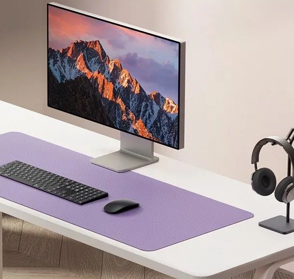PU Leather Desk Mat | Large Mouse Pad & Desk Protector PU Leather Desk Mat Large Mouse Pad & Desk Protector M