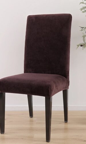 Chair Cover Dining Chair Slipcovers — Thick Plush