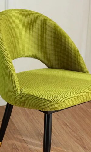 Dining Chair Cover Curved Open Back-Stylish Colours